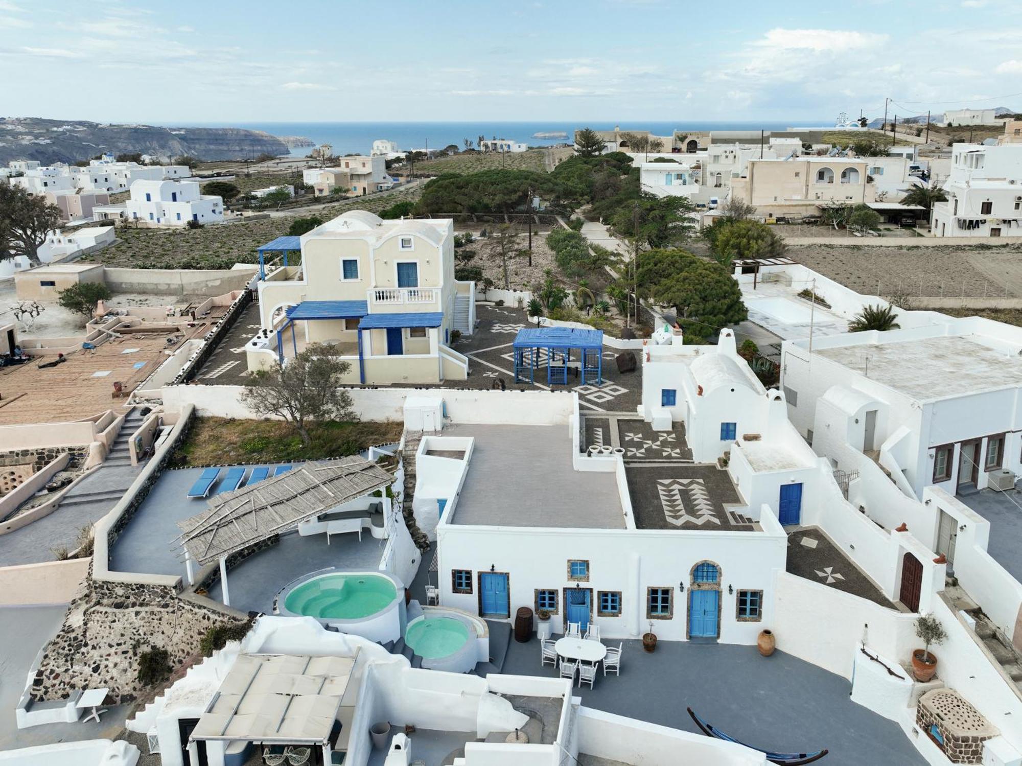 Simantiri Private Villa Megalochori  Esterno foto